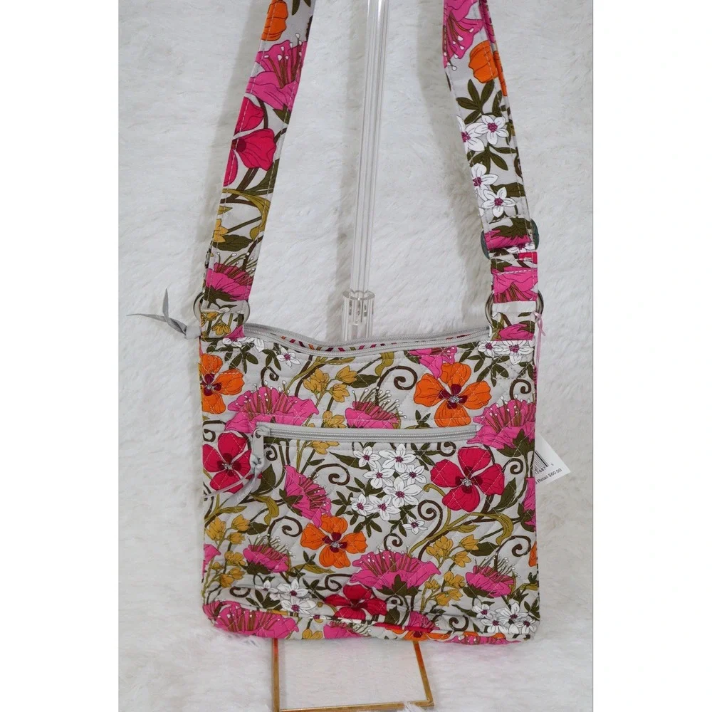 NWT Vera Bradley Hipster Crossbody Bag Tea Garden